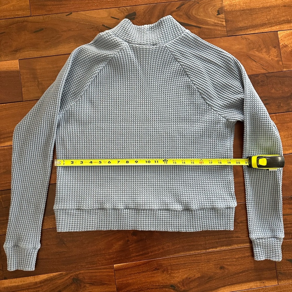 The North Face Light Blue Cowl Neck Sweater - Picture 2 of 3
